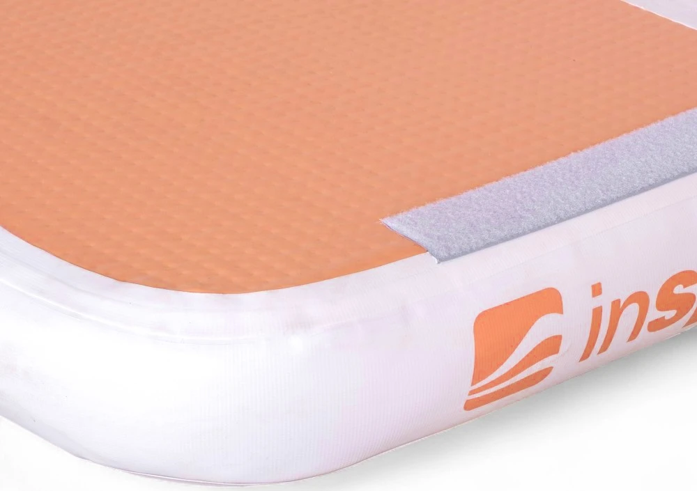 Pripučiamas mankštos kilimėlis inSPORTline Airstunt 400 x 100 x 10 cm Mocha Mousse