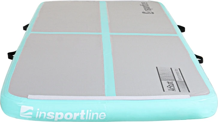 Pripučiamas mankštos kilimėlis inSPORTline Airstunt 300 x 100 x 10 cm, baltas