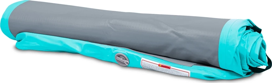 Pripučiamas gimnastikos kilimėlis inSPORTline Airstunt 400 x 100 x 10 cm, pilkas