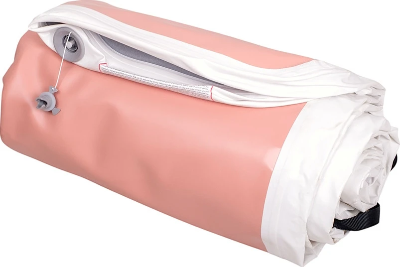 Pripučiamas gimnastikos kilimėlis inSPORTline Airstunt 500 x 100 x 10 cm Coral Rožinė