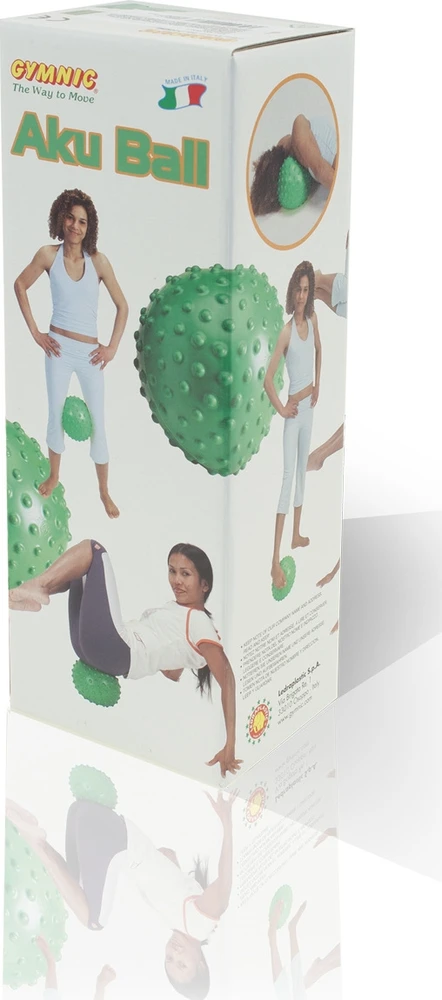 Pripučiamas masažinis kamuoliukas Yate Akuball, 20 cm - žalias