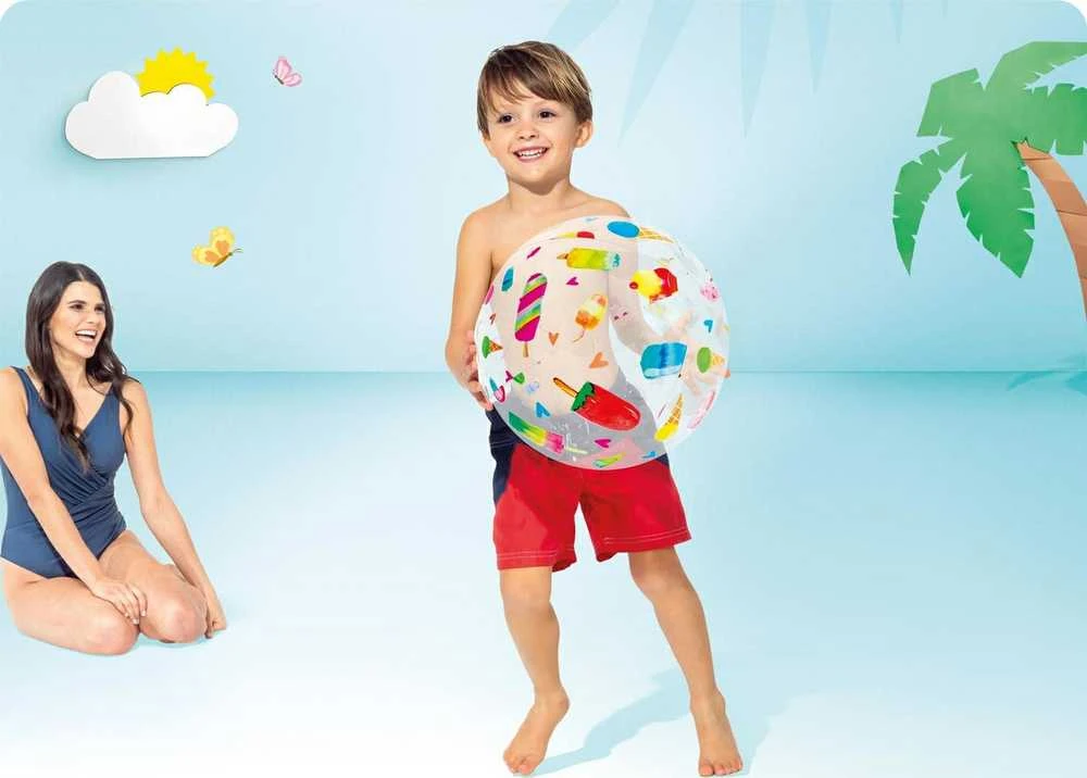 Pripučiamas Paplūdimio Kamuolys INTEX 51cm