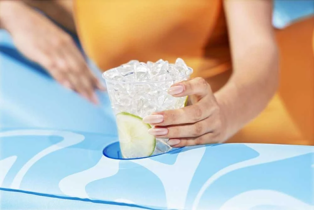 Pripučiamas plaukimo čiužinys "Sun Kiss BESTWAY" su atlošu