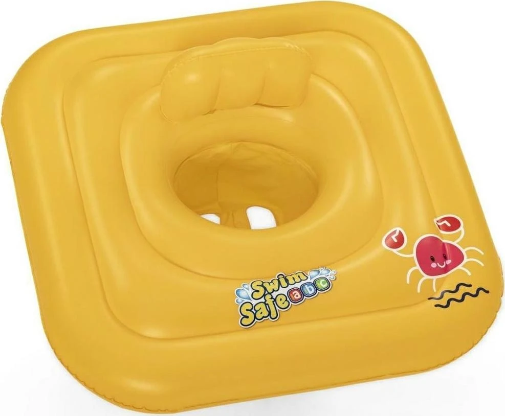 BESTWAY pripučiamas plaukimo ratas - sėdynė kūdikiui Swim Safe A 76cm, 32050
