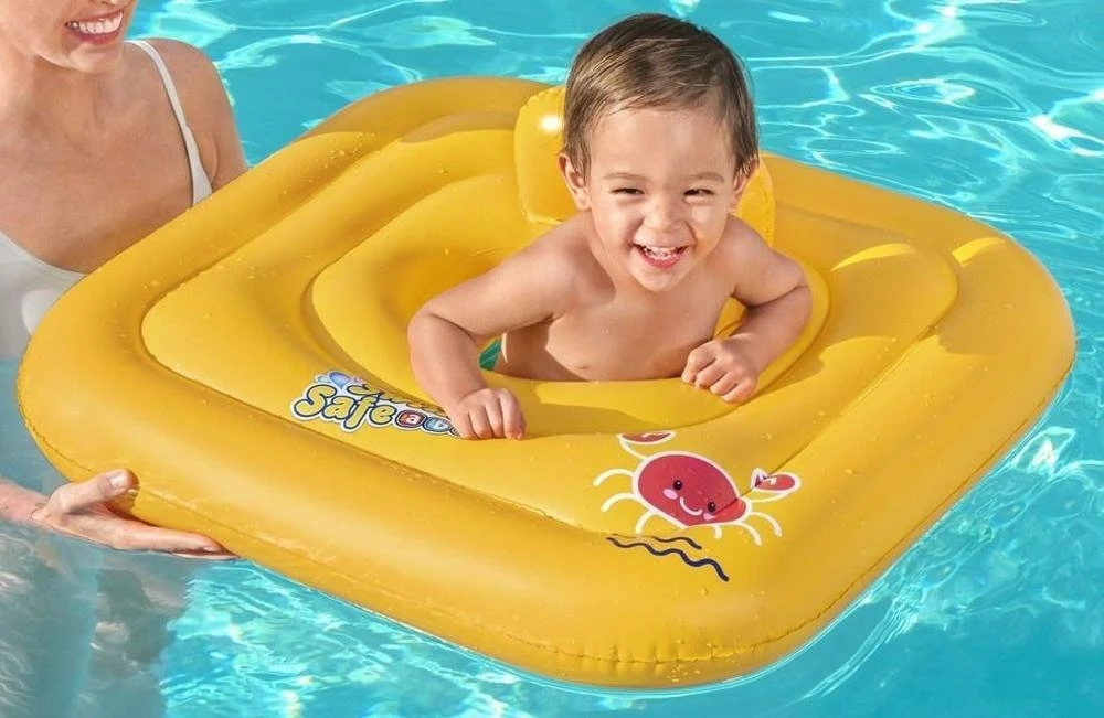 BESTWAY pripučiamas plaukimo ratas - sėdynė kūdikiui Swim Safe A 76cm, 32050