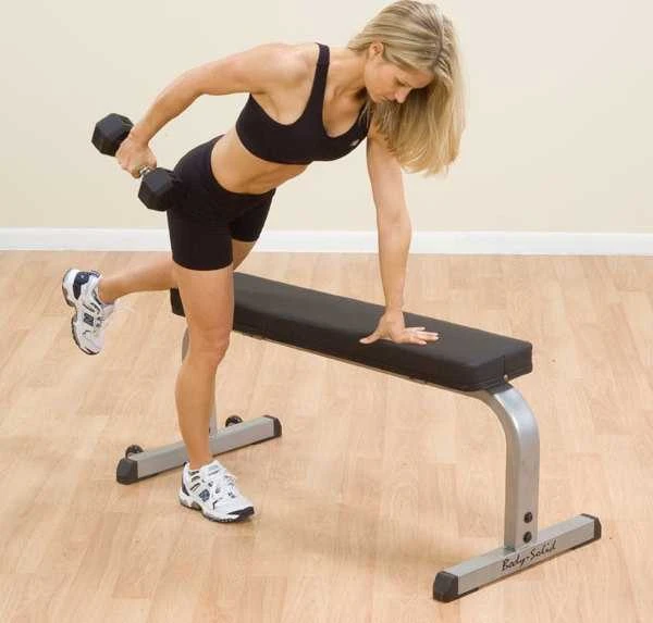 Profesionalus tiesus treniruočių suoliukas Body Solid GFB350