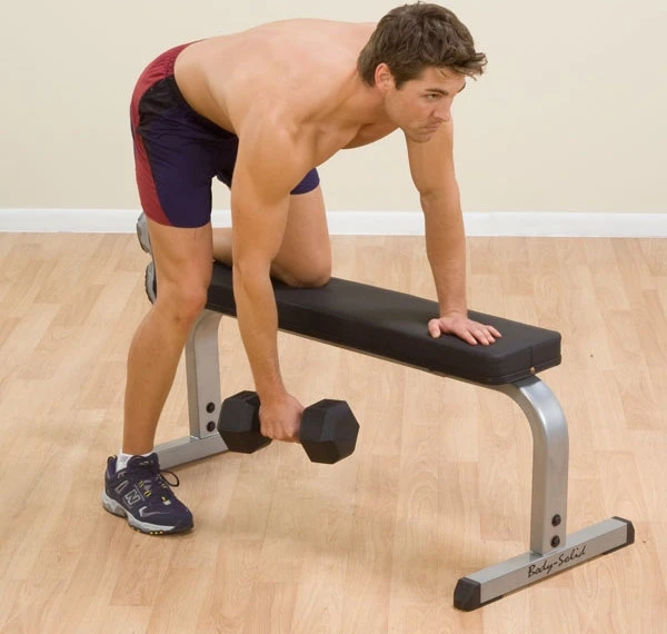 Profesionalus tiesus treniruočių suoliukas Body Solid GFB350