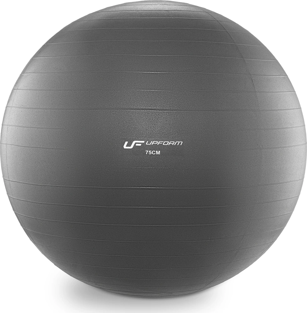 Profesionalus gimnastikos kamuolys 75 cm, grafitinis UpForm