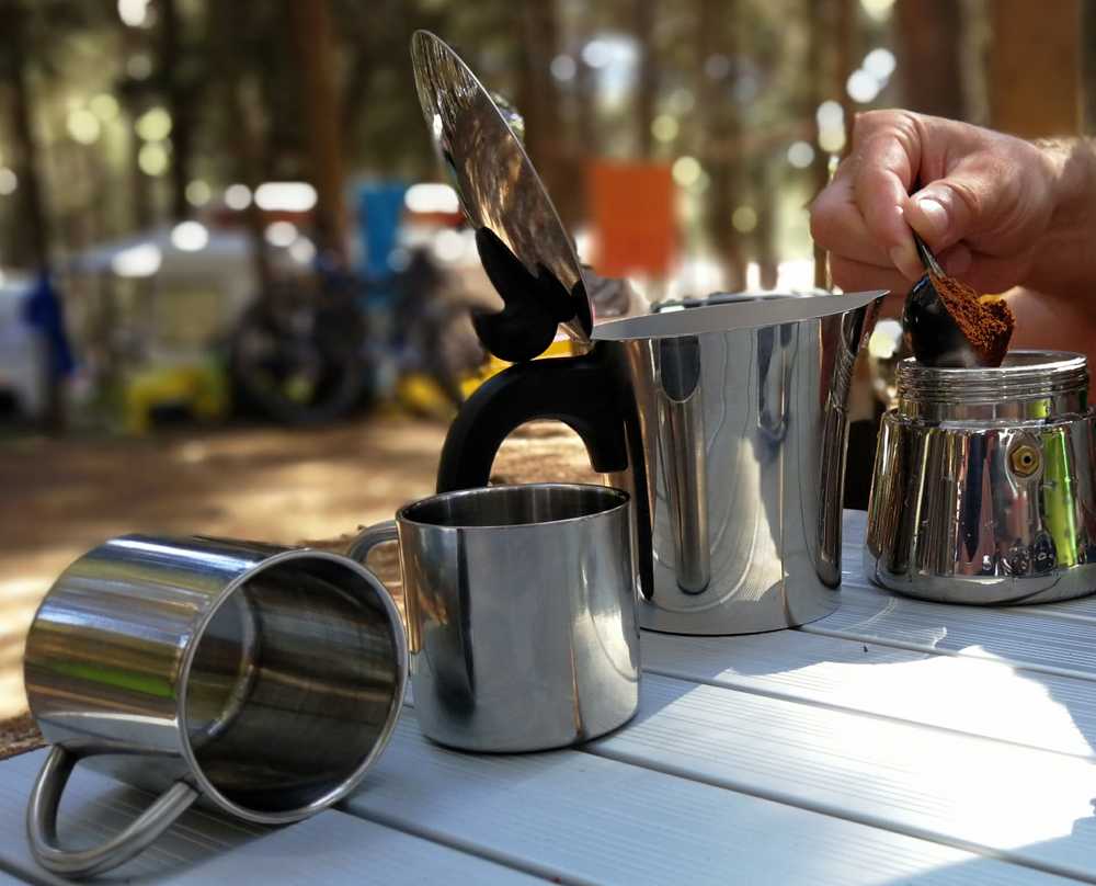 Puodelis BasicNature Stainless Steel Thermo Deluxe Espresso, π*r2*L L