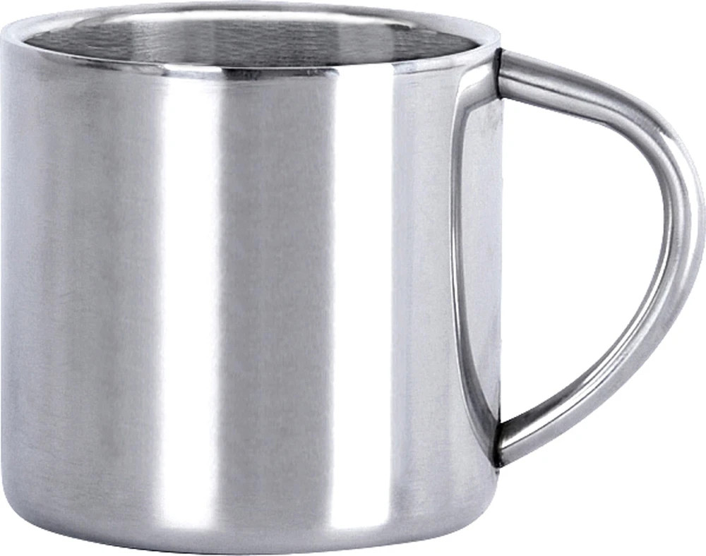 Puodelis BasicNature Stainless Steel Thermo Deluxe Espresso, 0,1 l