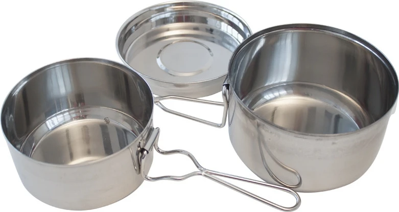 Puodų rinkinys Yate Basic Pot, 3 dalių, nerūdijantis plienas