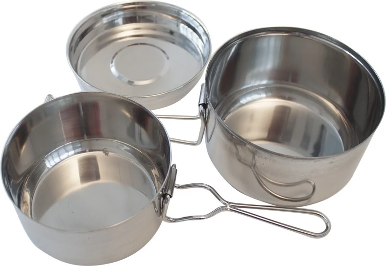 Puodų rinkinys Yate Basic Pot, 3 dalių, nerūdijantis plienas