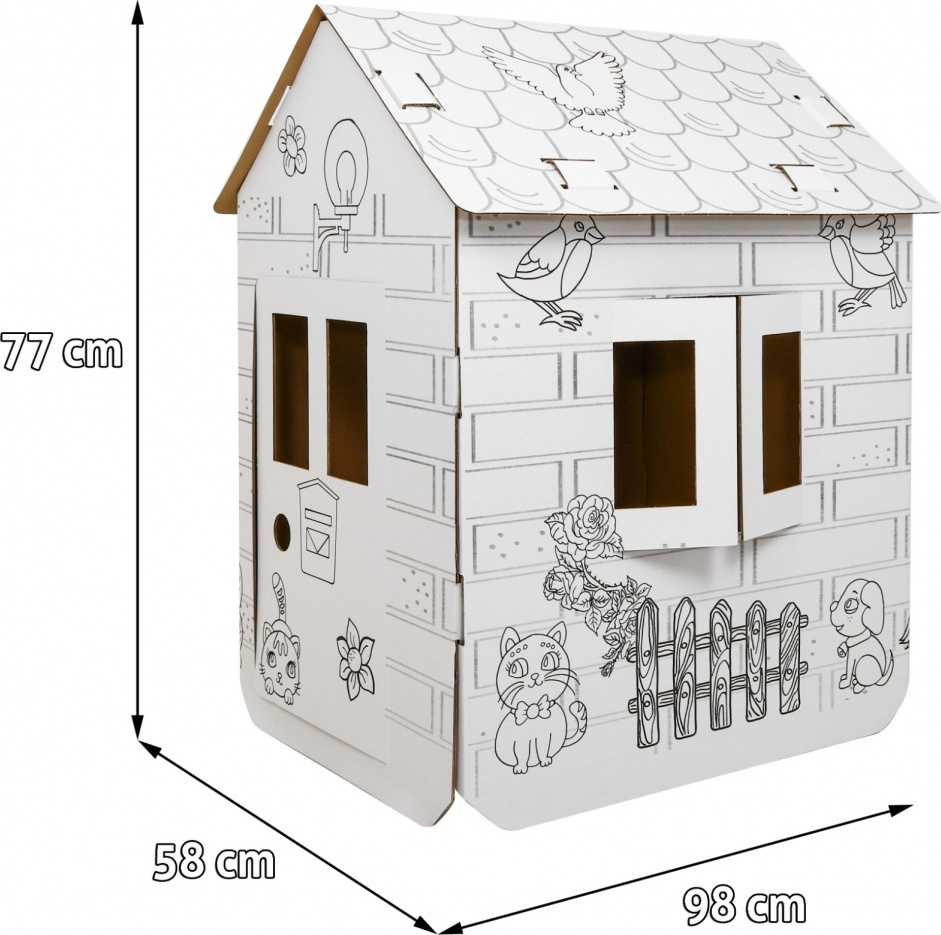 Neo Pilot House XXL with horses 3D knyga spalvinimui vaikams