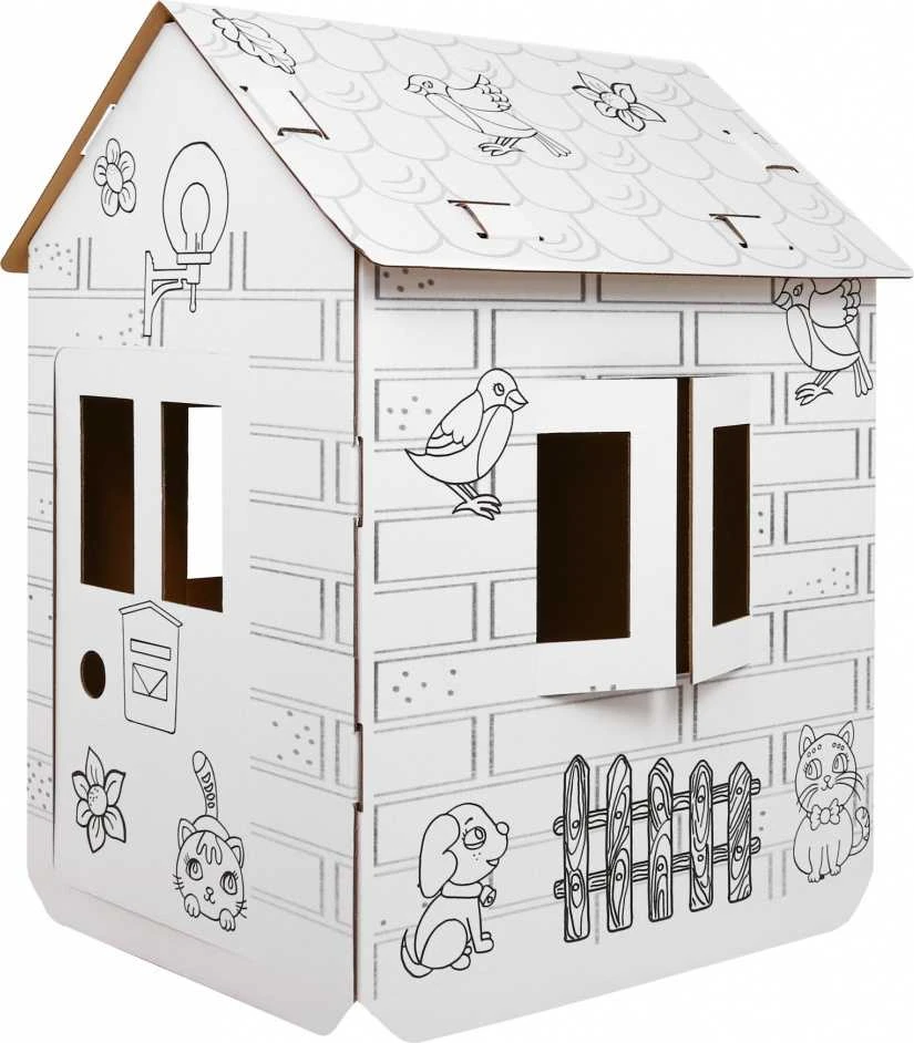 Neo Pilot House XXL with a car 3D knyga spalvinimui vaikams