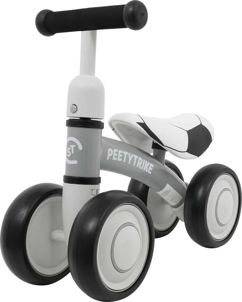 Ramiz Pirmasis balansinis keturratis mažyliams Sportrike PettyTrike Z7 baltos spalvos (nuo 1 metų amžiaus vaikams)