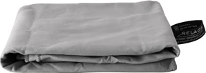 Rankšluostis BasicNature Velour, 120x60 cm, pilkas