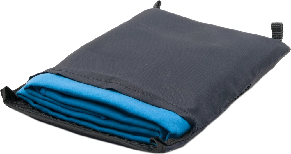 Rankšluostis BasicNature Velour, 120x60 cm, mėlynas