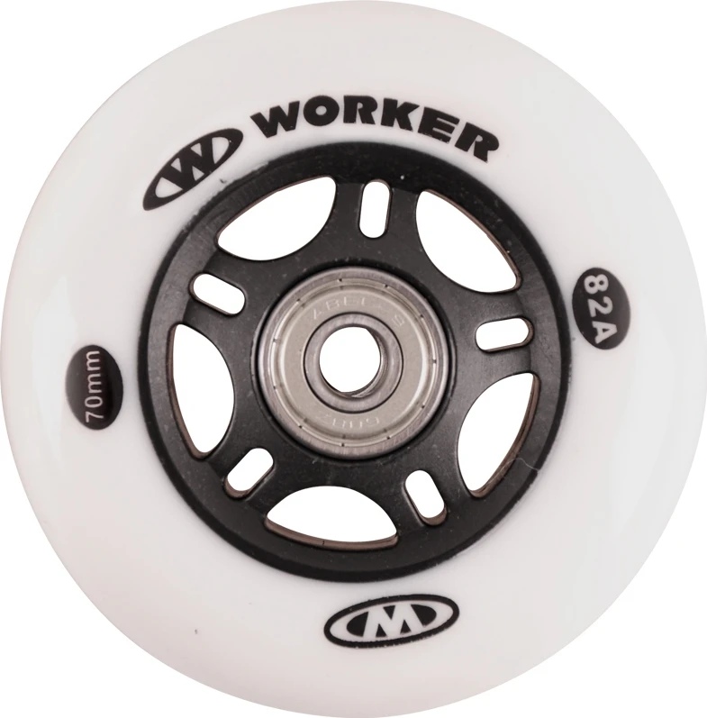 Ratukai riedučiams Worker 70 mm ABEC-5 Carbon - 4 vnt.