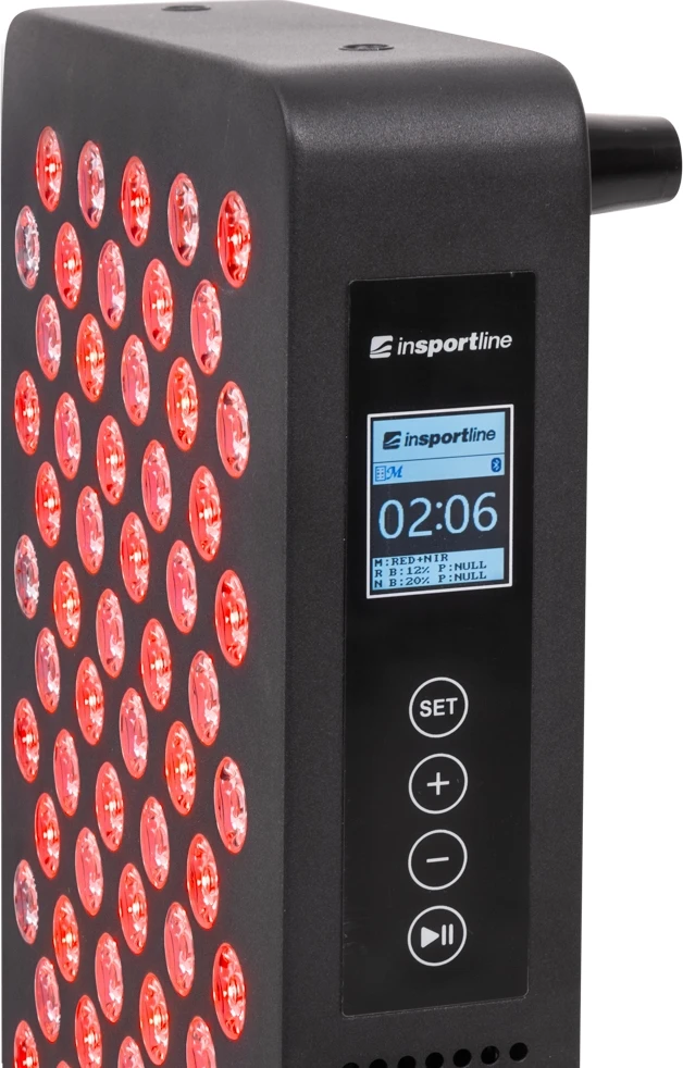 Raudonos šviesos LED terapijos plokštė inSPORTline Flabor – 120 LED