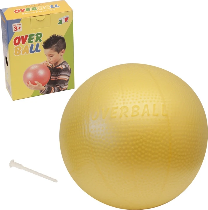 Reabilitacinis kamuolys Yate Overball, geltonas, 23 cm