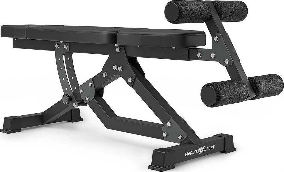 Reguliuojamas pilvo raumenų mankštos suoliukas MS-L110 2.0 - Marbo Sport