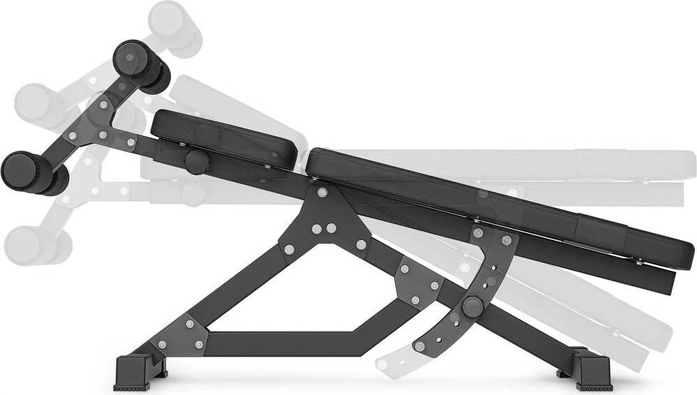 Reguliuojamas pilvo raumenų mankštos suoliukas MS-L110 2.0 - Marbo Sport
