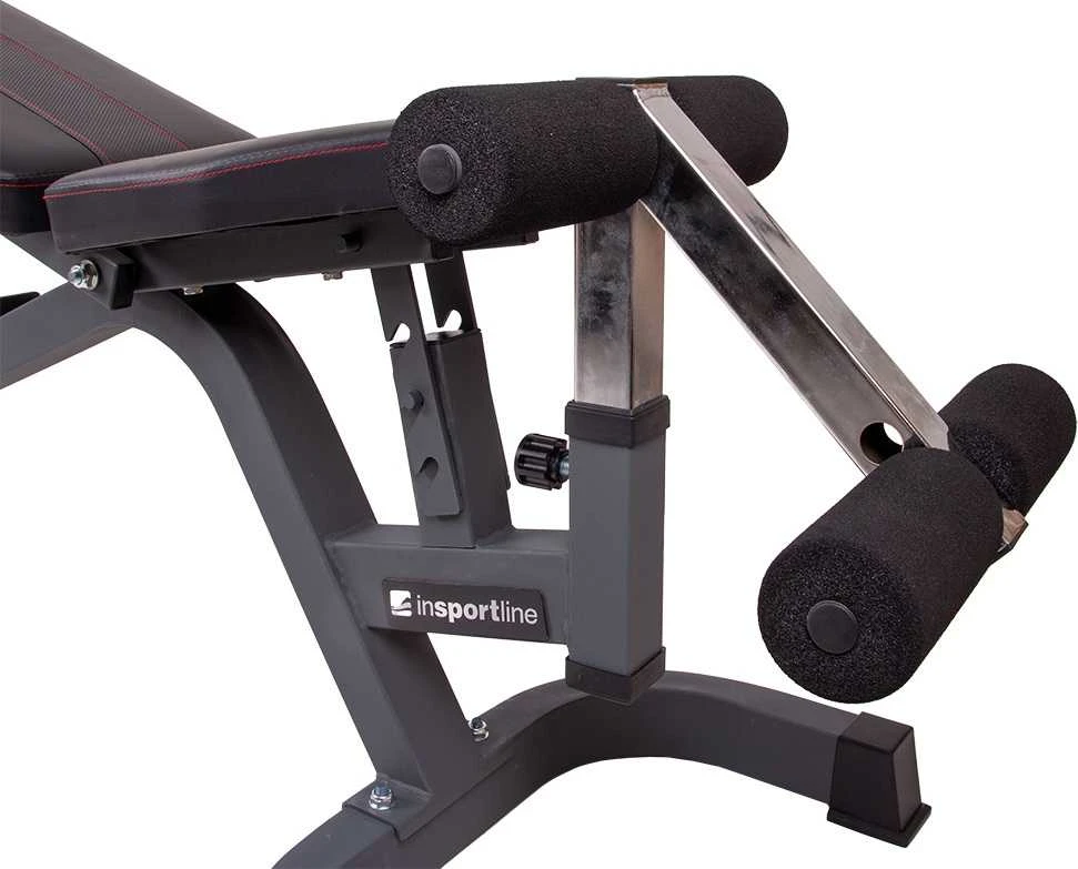 Reguliuojamas universalus treniruočių suoliukas inSPORTline Profi SitUp PRO