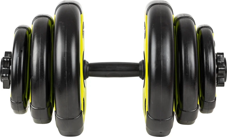 Keičiamo svorio hantelis inSPORTline 3–18 kg Juodas-Žalias
