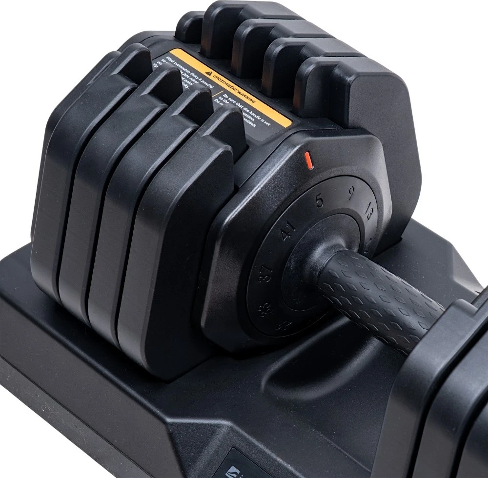Reguliuojamas vienos rankos hantelis inSPORTline DuraBell® 5–41 kg
