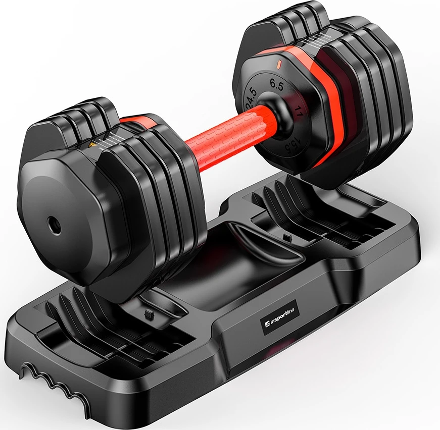 Reguliuojami vienrankiai hanteliai inSPORTline DuraBell® 6,5 - 24,5kg