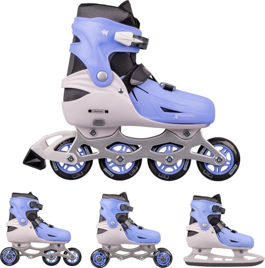 Reguliuojami 4-in-1 riedučiai inSPORTline Foursimo