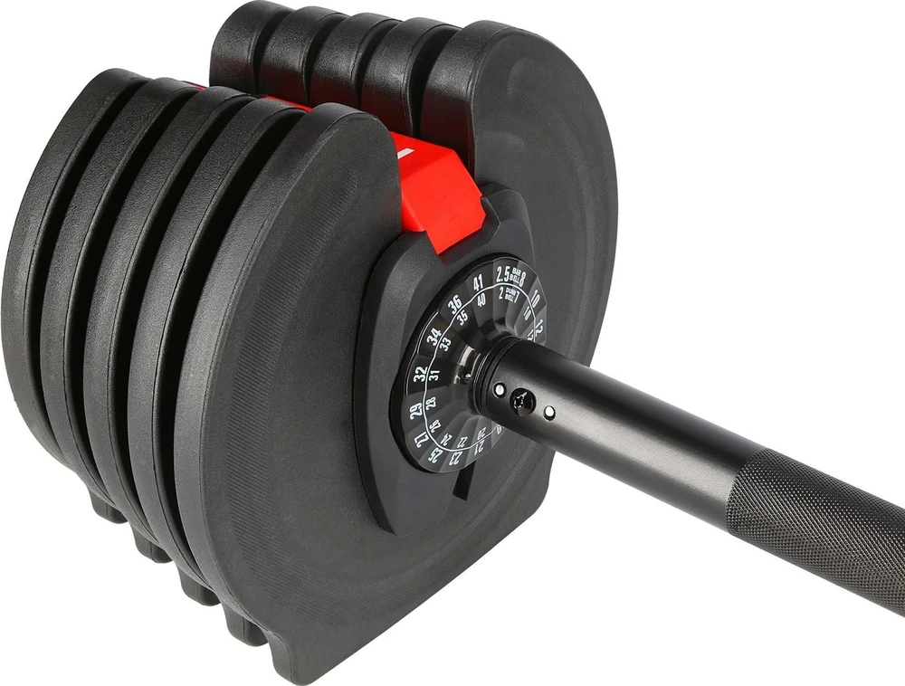 Reguliuojamų hantelių rinkinys 2 viename SGR40 PRO 40 kg HMS