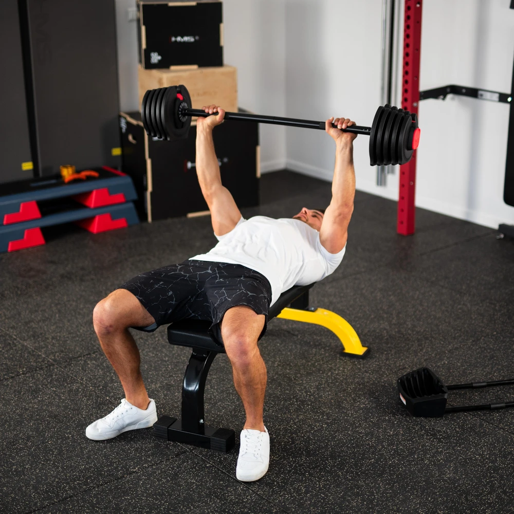 Reguliuojamų hantelių rinkinys 2 viename SGR40 PRO 40 kg HMS
