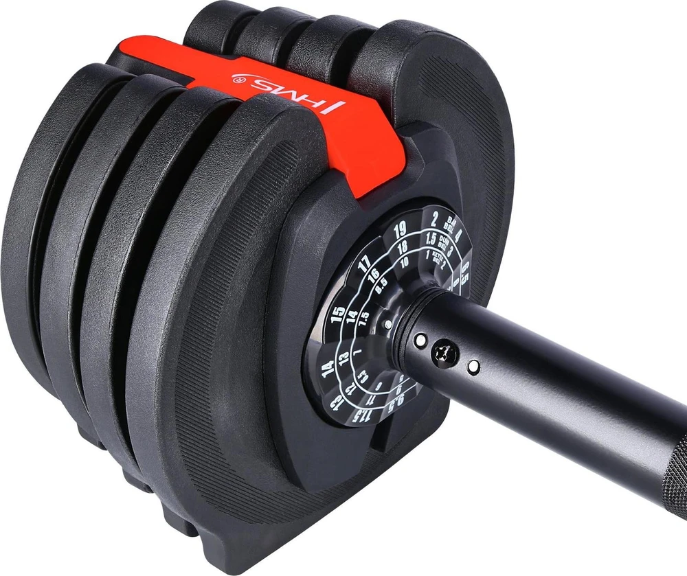 Reguliuojamų hantelių rinkinys SGR18 Pro Set 3in1 20 kg HMS