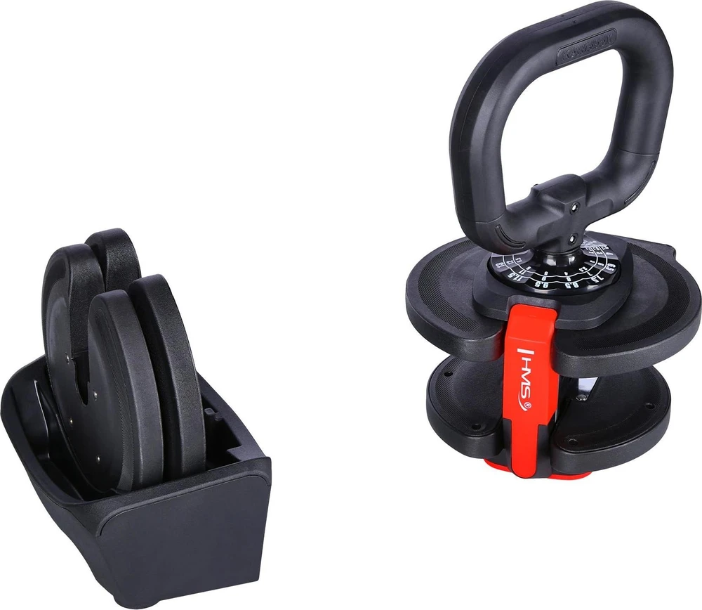 Reguliuojamų hantelių rinkinys SGR18 Pro Set 3in1 20 kg HMS