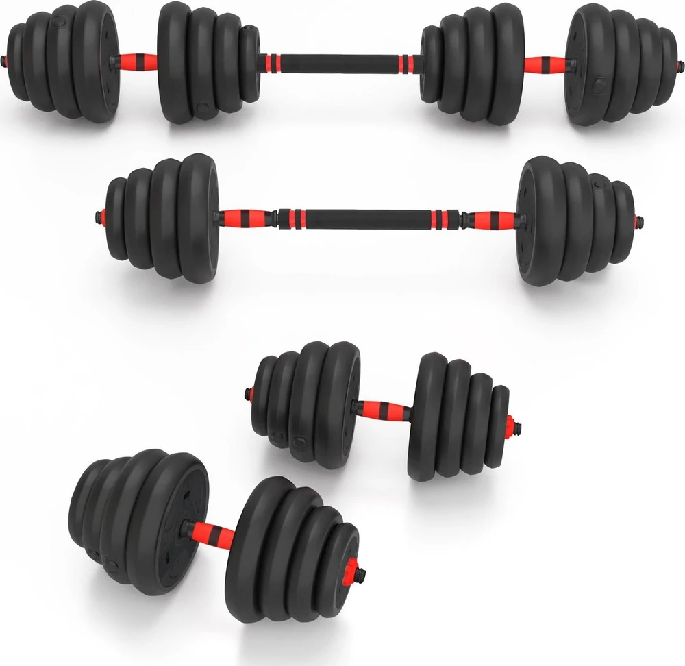 Reguliuojamų svarmenų rinkinys HMS SGN130 PRO 6 viename, 30 kg