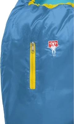Relags Gruezi-Bag Kids Grow Colorful Vanduo sleeping bag, 140-180x65(45)cm