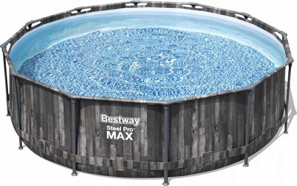 Rėminis baseinas 12FT 366x100 cm Plieninis Pro Max BESTWAY