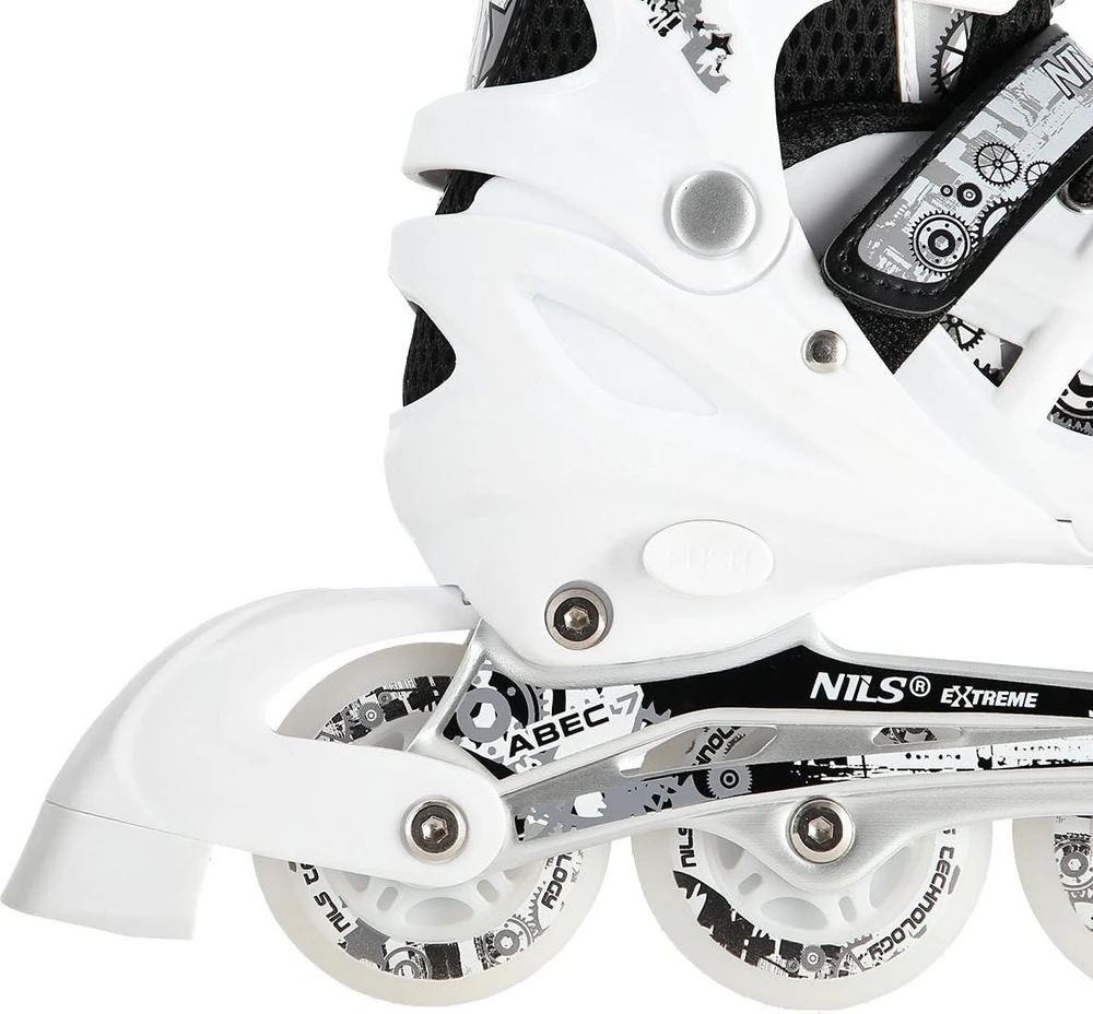 Riedučiai/pačiūžos Nils Extreme NH10905 Led - PU70 mm/82A (S 31-34)