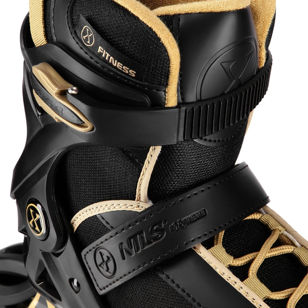 Riedučiai NA22151 Armour, juodi, 38 dydis, Nils Extreme