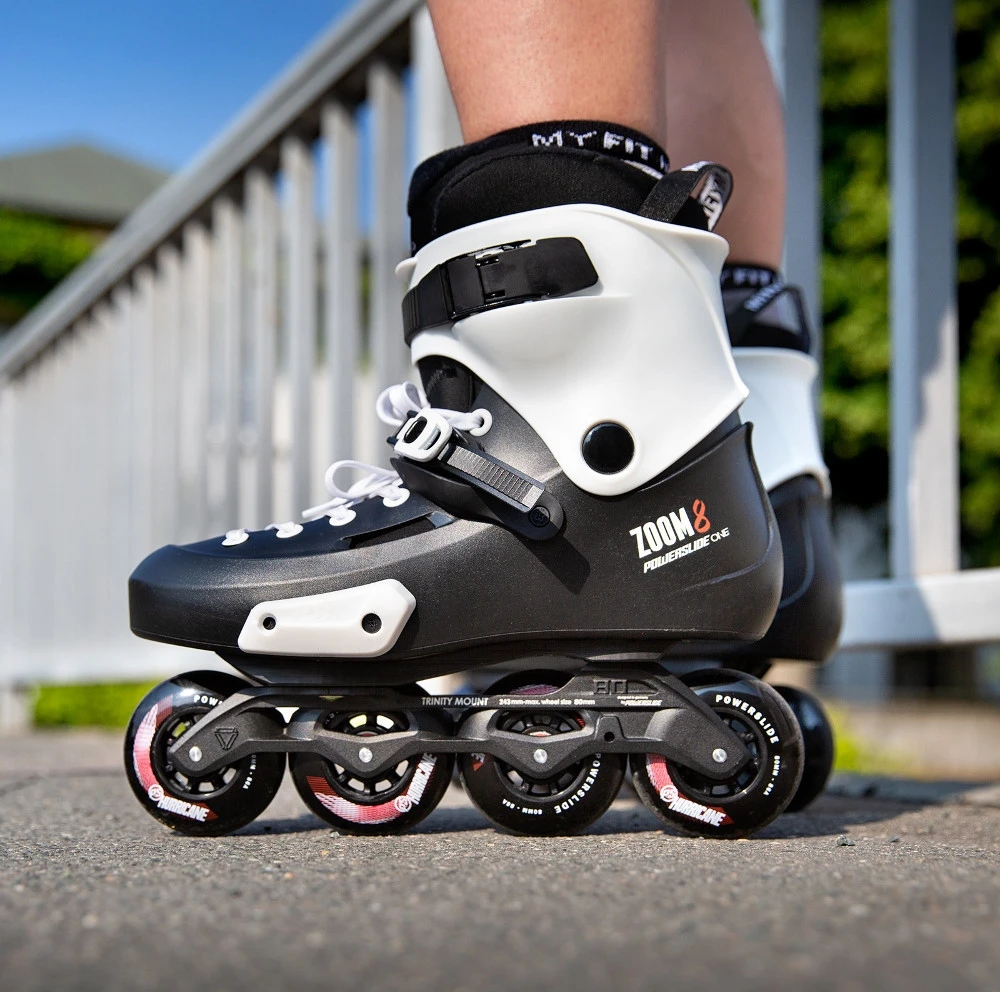 Riedučiai Powerslide Zoom Pro Juodas 80 Trinity