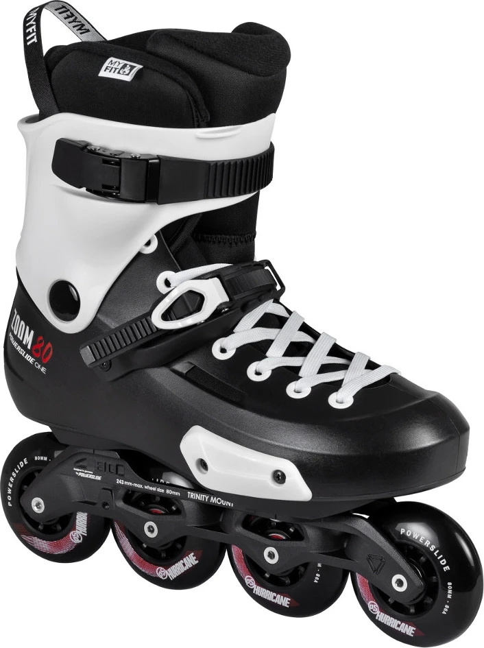 Riedučiai Powerslide Zoom Pro Juodas 80 Trinity