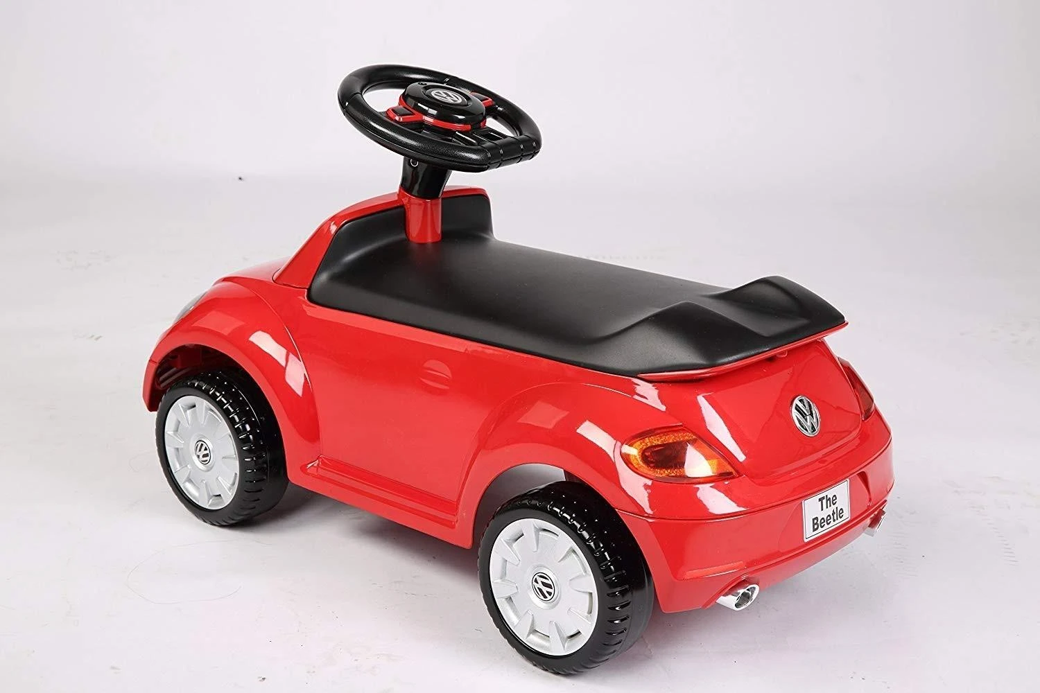 Roll Play Vaikiškas stumdomas automobilis RollPlay VW Beetle Foot-To-Floor, raudonas