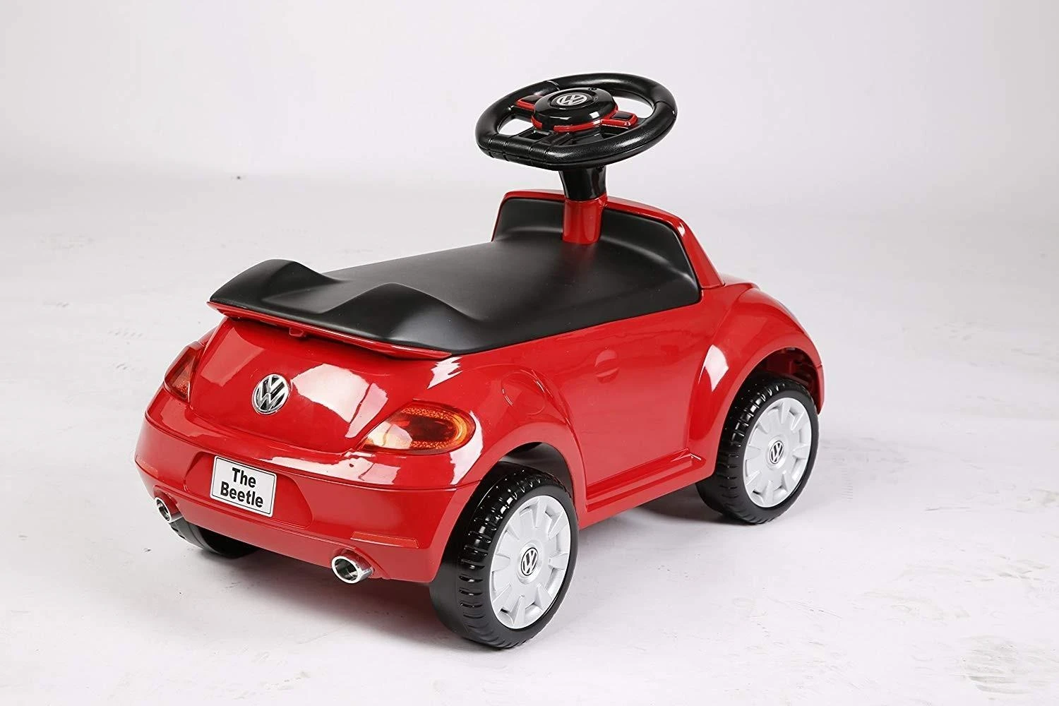 Roll Play Vaikiškas stumdomas automobilis RollPlay VW Beetle Foot-To-Floor, raudonas