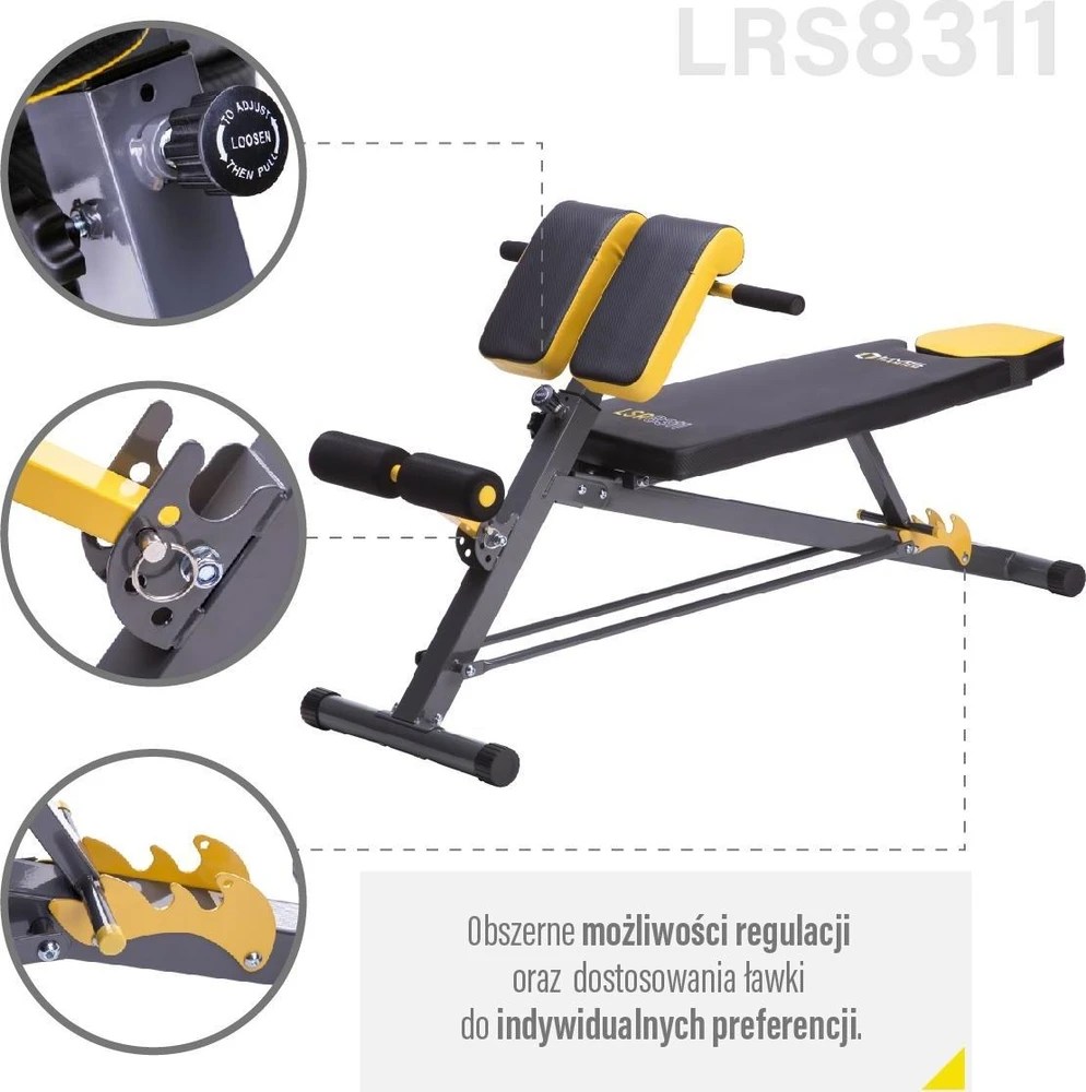 Romėniškas suoliukas HMS Premium LSR8311