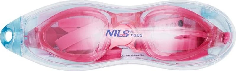 Rožiniai plaukimo akiniai Nils Aqua NQG180AF