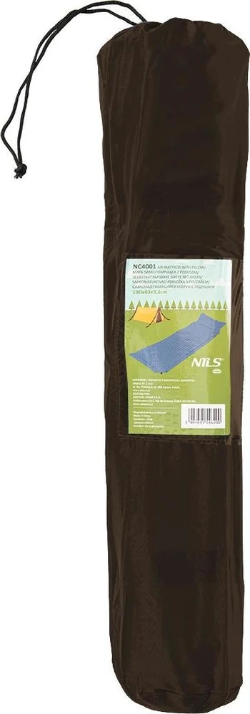 Nils Extreme Savaime prisipučiantis kilimėlis NC4001 Juodas NILS Camp