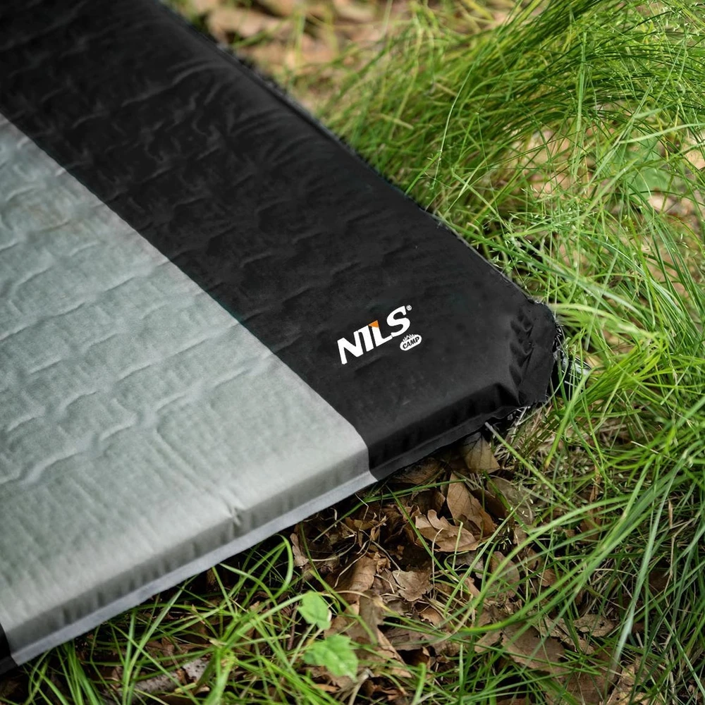 Nils Extreme Savaime prisipučiantis kilimėlis NC4340 pilkai juodas NILS CAMP