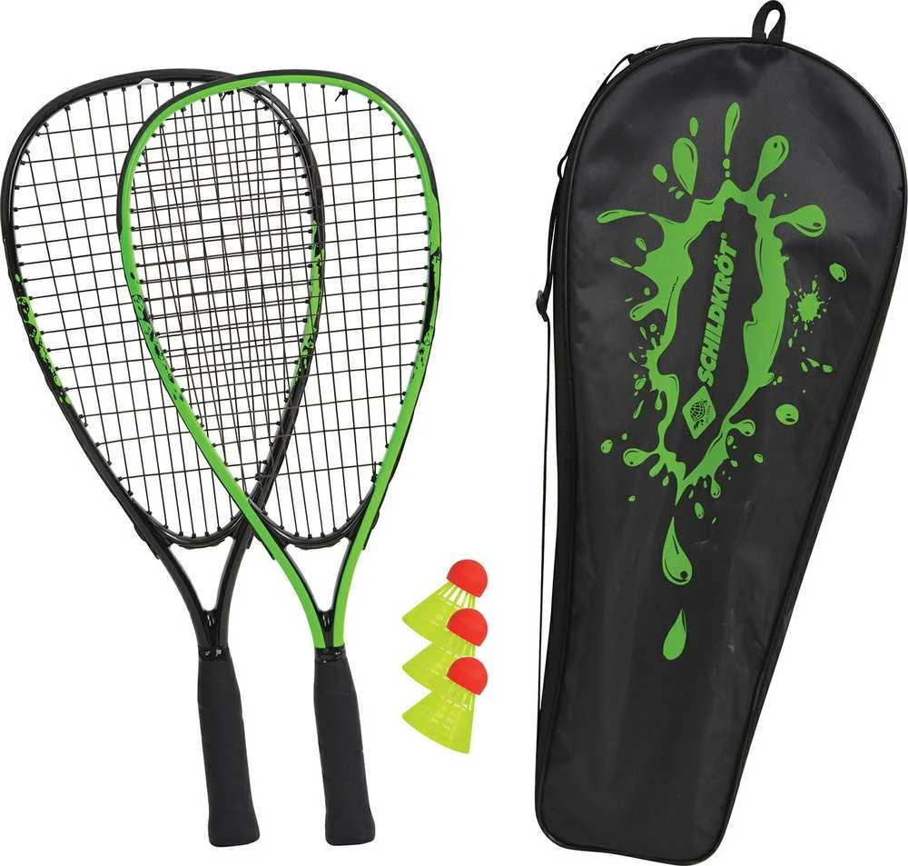 Schildkrot badmintono rinkinys su raketėmis ir skrajukais