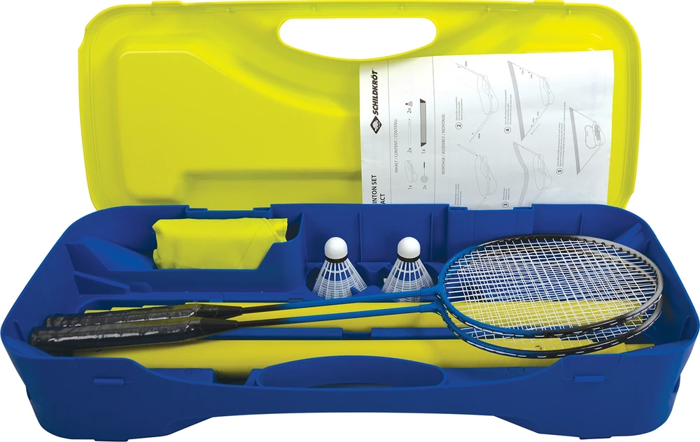 Badmintono rinkinys Schildkröt Compact su tinkleliu